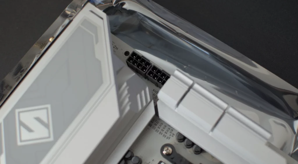 ASRock X870 Steel Legend Dual CPU Power Connectors
