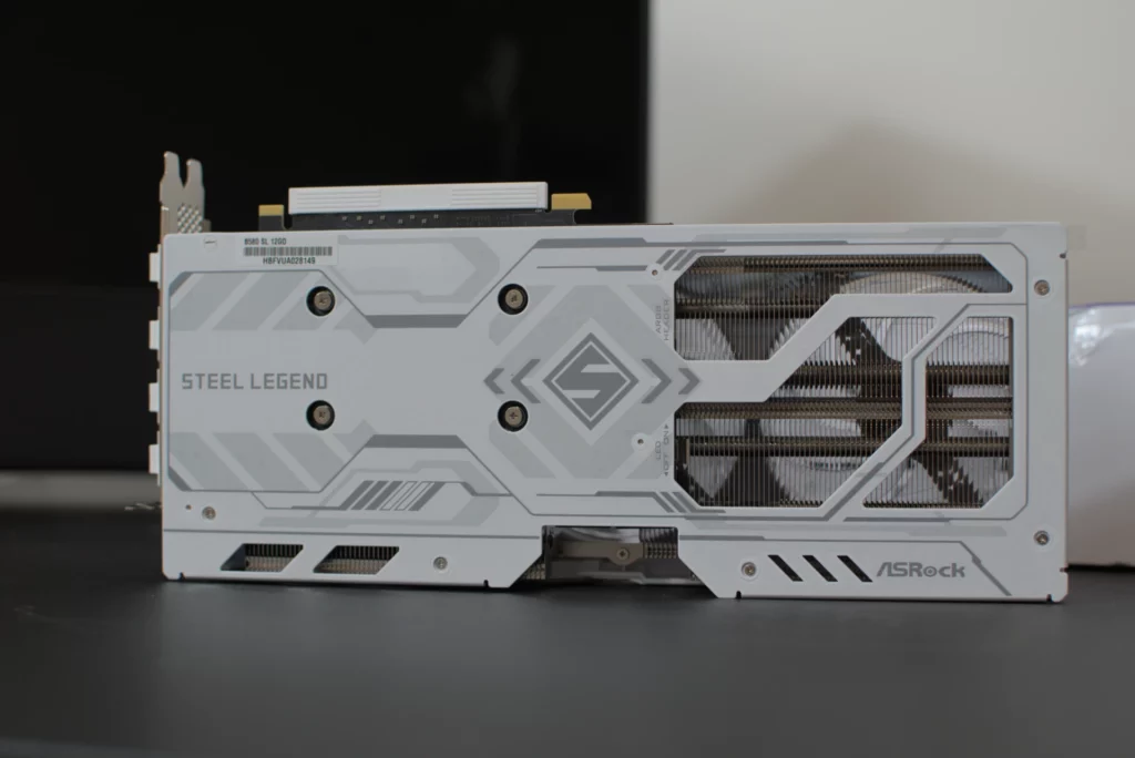 ASRock Intel Arc B580 Steel Legend Backplate